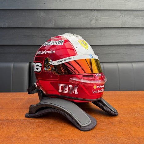 Casque Charles Leclerc 1:1 - Imola 2025 - headgrid.fr