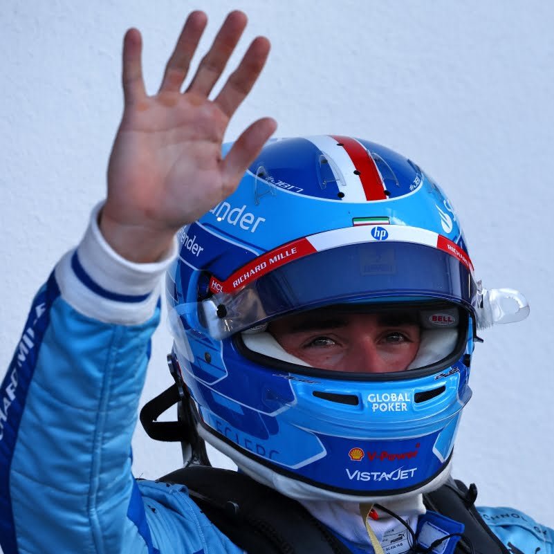 Casque Charles Leclerc Miami 2024 - 1:1 - headgrid.fr