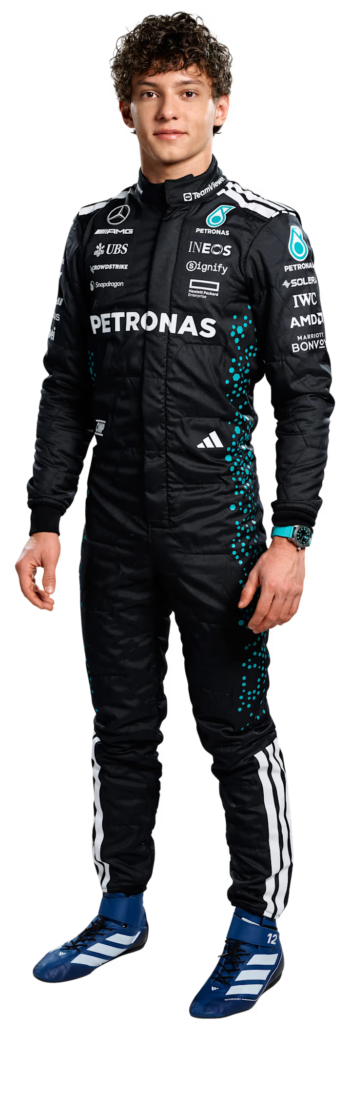2025 Andrea Kimi Antonelli Mercedes-AMG Petronas F1 Team Racing Suit