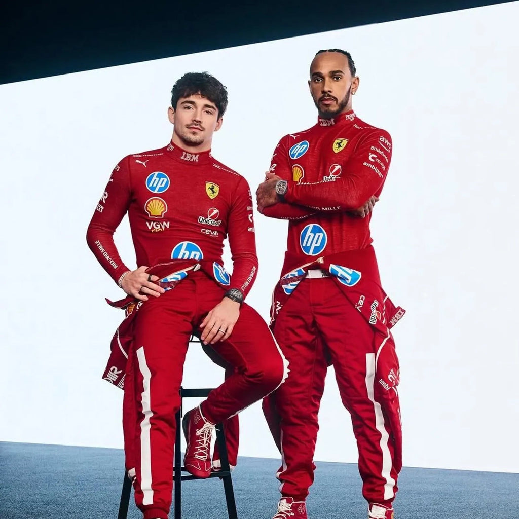 NOMEX – Lewis Hamilton & Charles Leclerc – Scuderia Ferrari 2025 - headgrid.fr