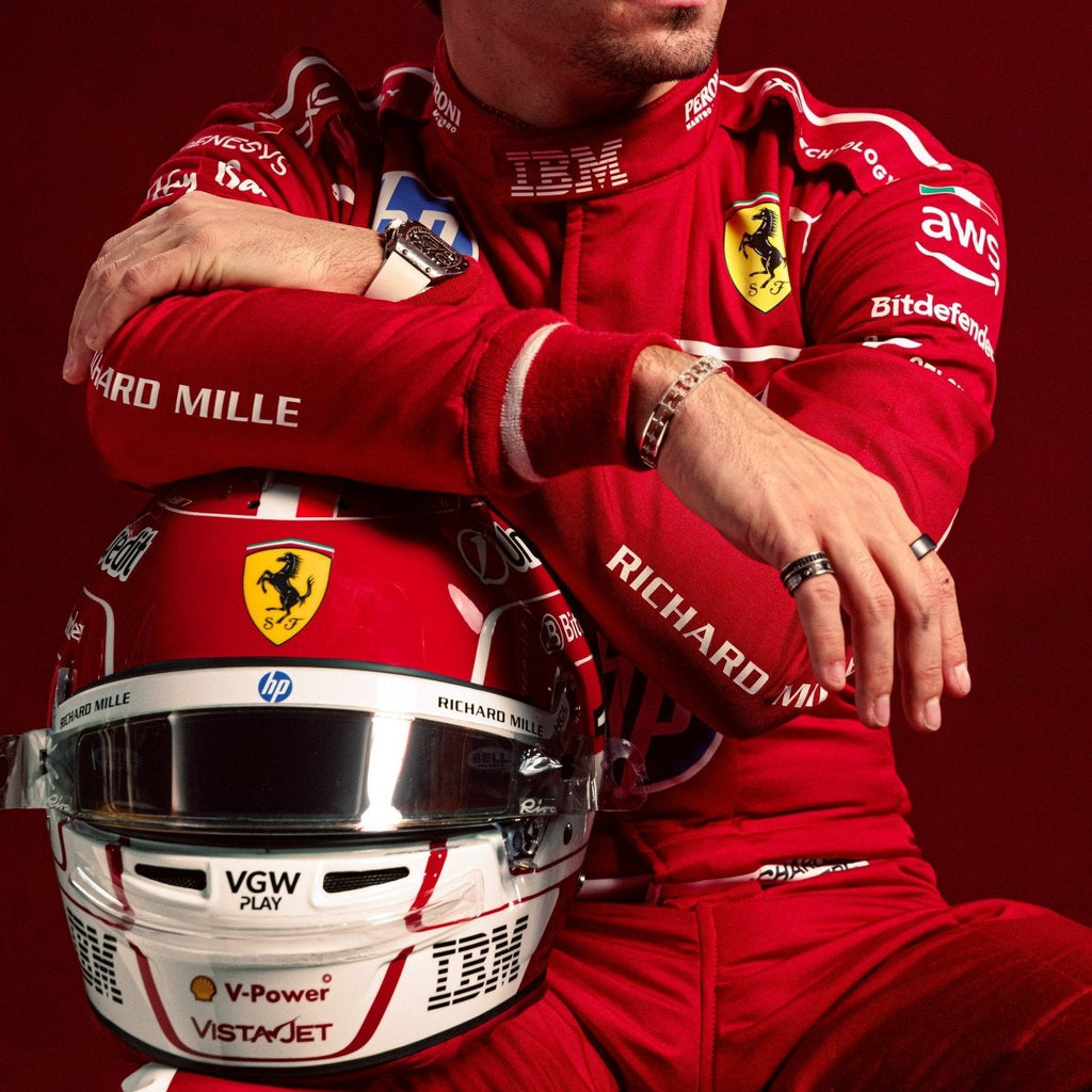 Casque Charles Leclerc 2025 - 1:1 - headgrid.fr