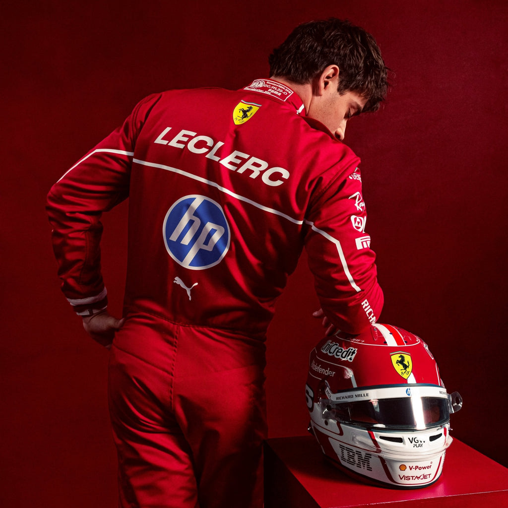 Casque Charles Leclerc 2025 - 1:1 - headgrid.fr