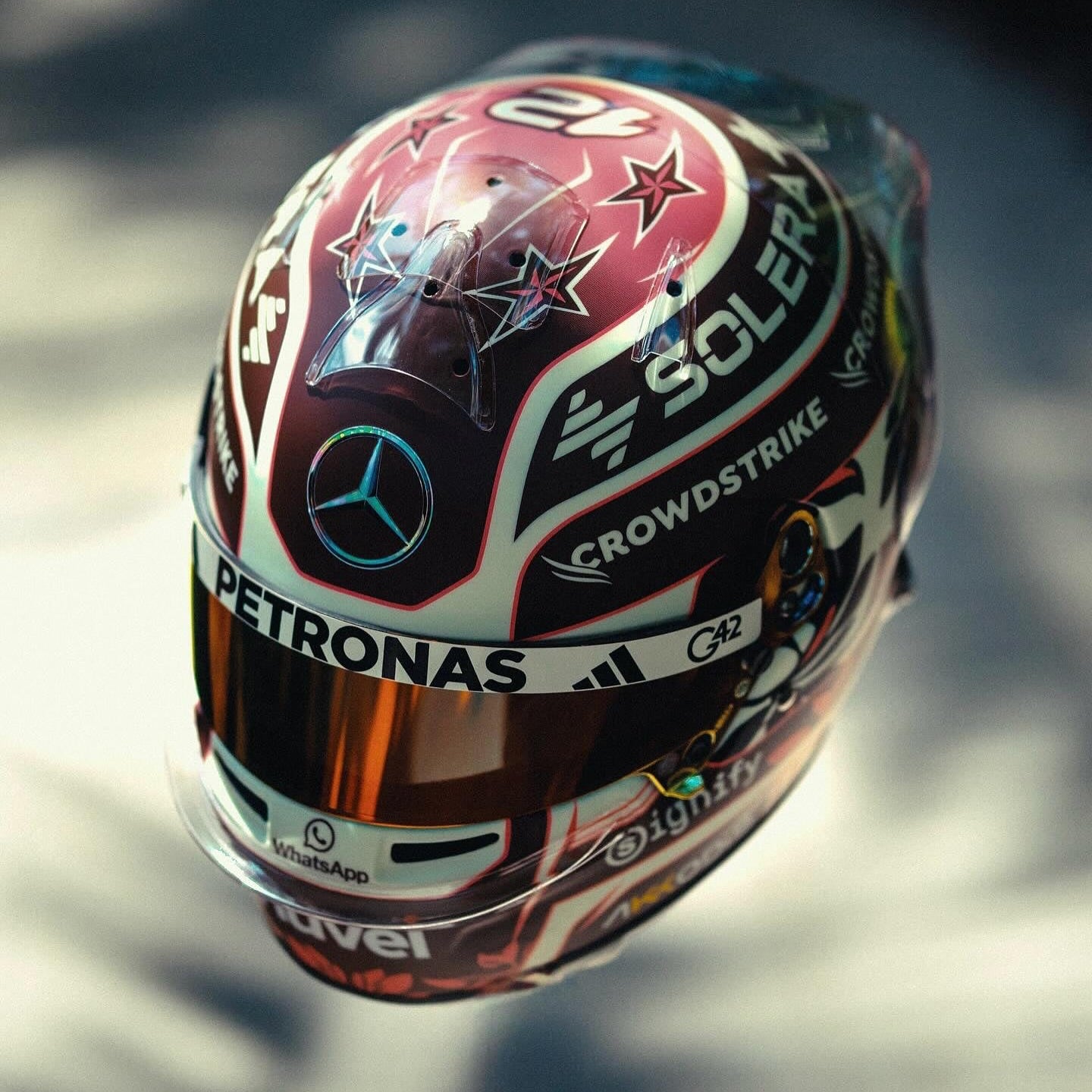 Casque Réplique Kimi Antonelli – Miami GP 2025 – Échelle 1:1 - headgrid.fr