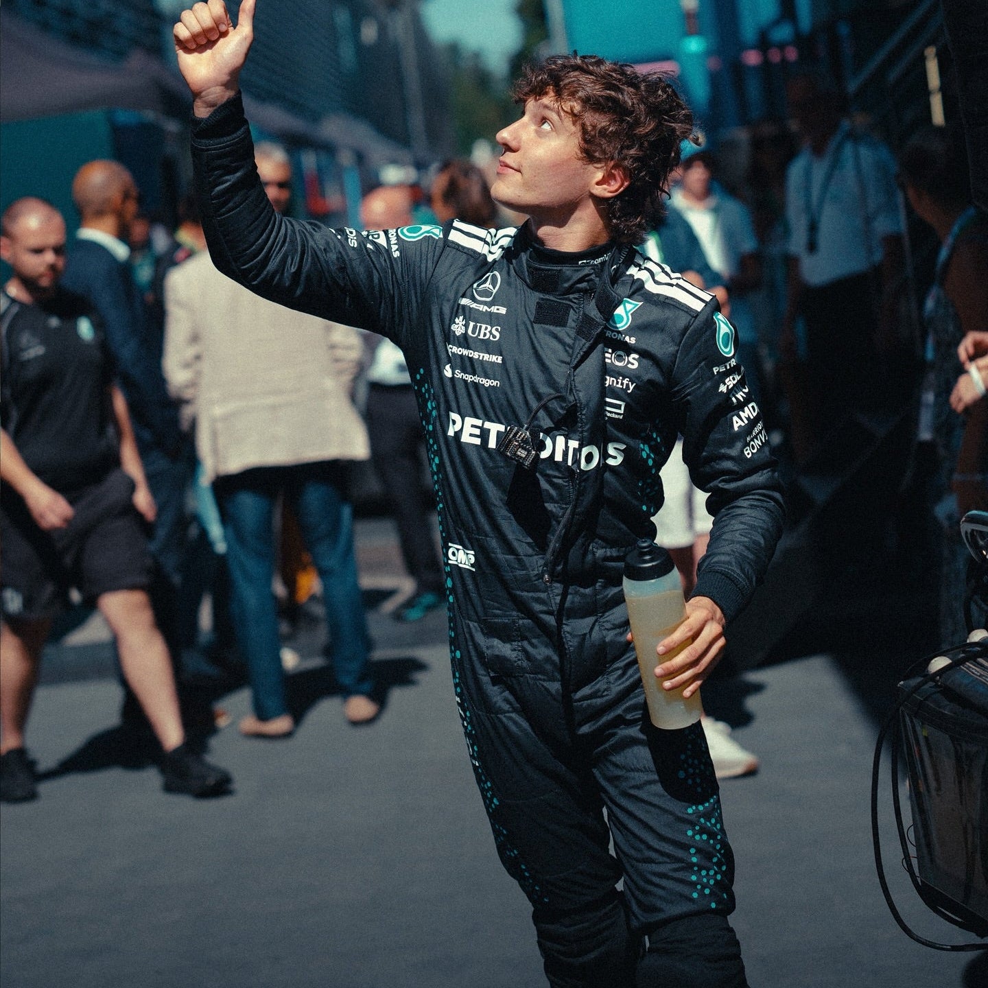 2025 Andrea Kimi Antonelli Mercedes - AMG Petronas F1 Team Racing Suit - headgrid.fr