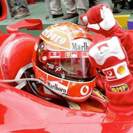 Casque Réplique Michael Schumacher – Saison 2004 – Ferrari F1 – Échelle 1:1 - headgrid.fr