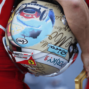 Casque Réplique Sebastian Vettel – Monaco GP 2017 – Échelle 1:1 - headgrid.fr