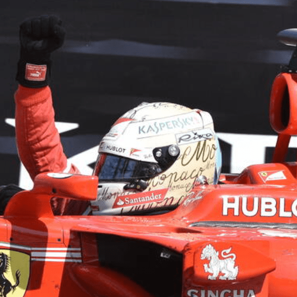 Casque Réplique Sebastian Vettel – Monaco GP 2017 – Échelle 1:1 - headgrid.fr