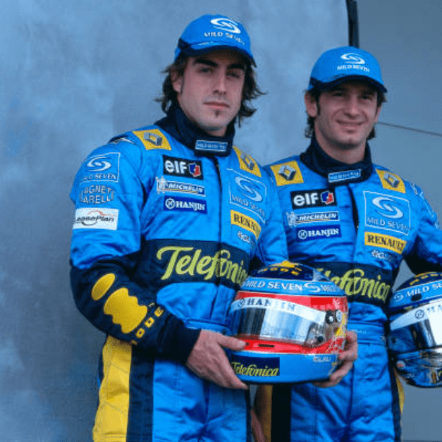 Casque Réplique Fernando Alonso – Saison 2004 – Échelle 1:1 - headgrid.fr