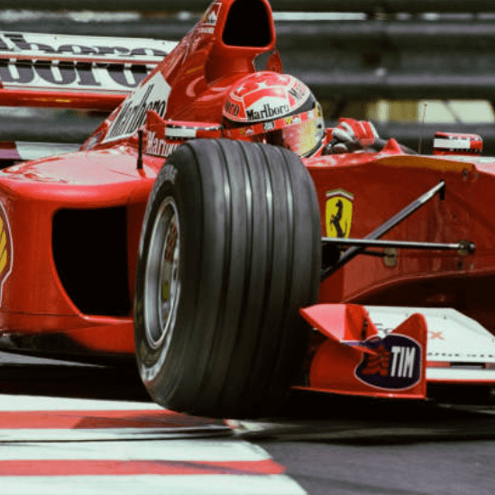 Casque Réplique Michael Schumacher – Saison 2000 – Ferrari F1 – Échelle 1:1 - headgrid.fr