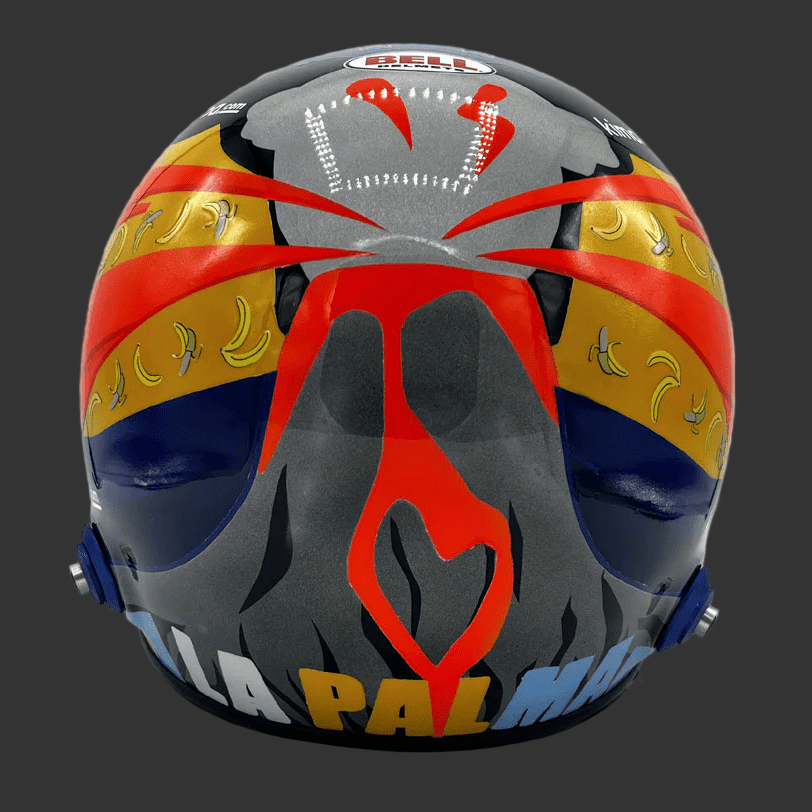 Casque Réplique Fernando Alonso – USA GP 2021 – Échelle 1:1 - headgrid.fr