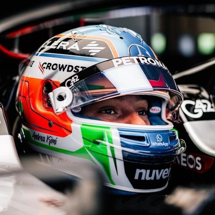 Casque Kimi Antonelli 2025 - 1:1 - headgrid.fr