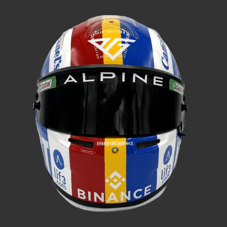 Casque réplique Pierre Gasly – USA Grand Prix 2023 – Échelle 1:1 - headgrid.fr