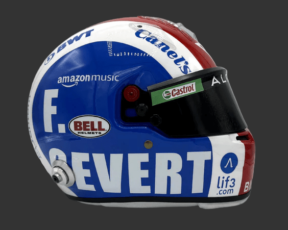 Casque réplique Pierre Gasly – USA Grand Prix 2023 – Échelle 1:1 - headgrid.fr