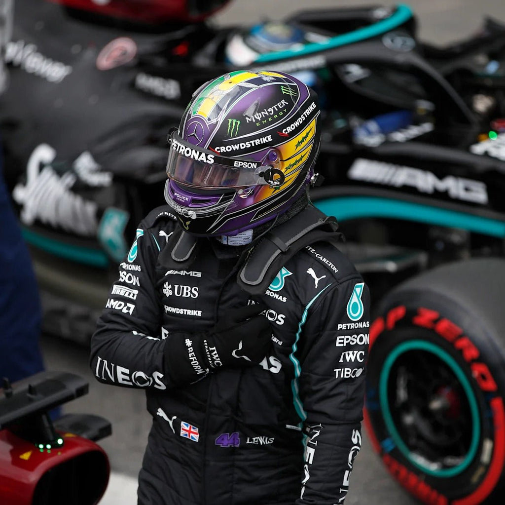 Casque Lewis Hamilton brazil 2021 - 1:1 - headgrid.fr