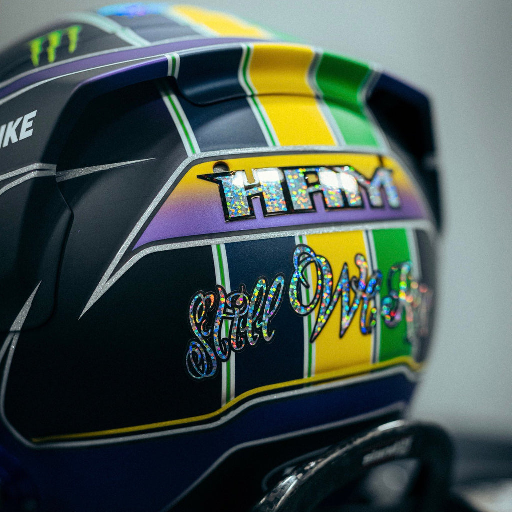 Casque Lewis Hamilton brazil 2021 - 1:1 - headgrid.fr
