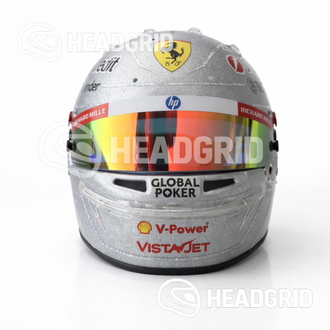 Casque Réplique Lewis Hamilton – Las Vegas GP 2025 – Échelle 1:1