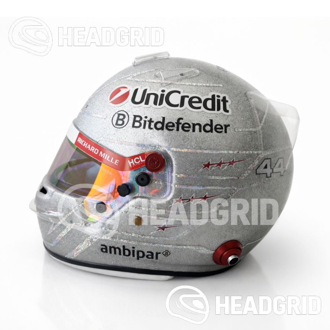 Casque Réplique Lewis Hamilton – Las Vegas GP 2025 – Échelle 1:1