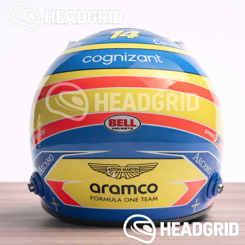 Casque Fernando Alonso 2024 - 1:1