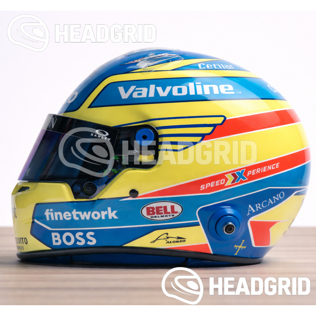 Casque Fernando Alonso 2024 - 1:1