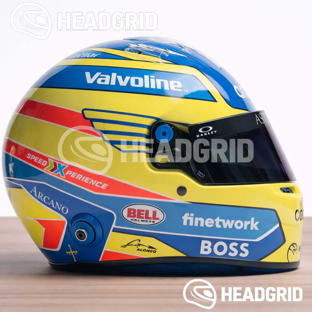 Casque Fernando Alonso 2024 - 1:1