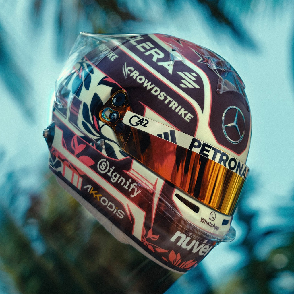 Casque Réplique Kimi Antonelli – Miami GP 2025 – Échelle 1:1 - headgrid.fr
