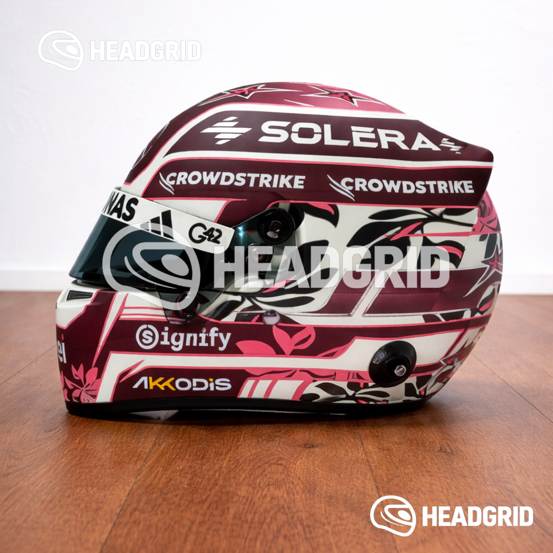 Kimi Antonelli Replica Helmet – Miami GP 2025 – 1:1 Scale