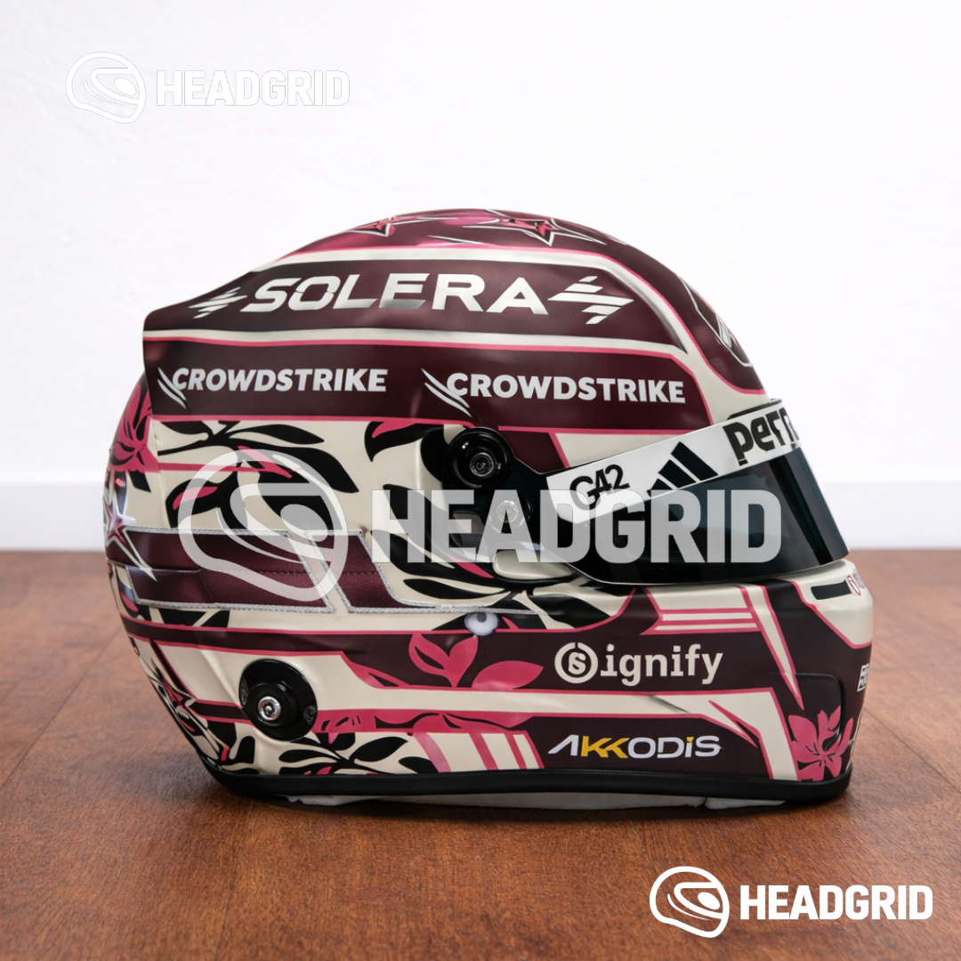 Kimi Antonelli Replica Helmet – Miami GP 2025 – 1:1 Scale