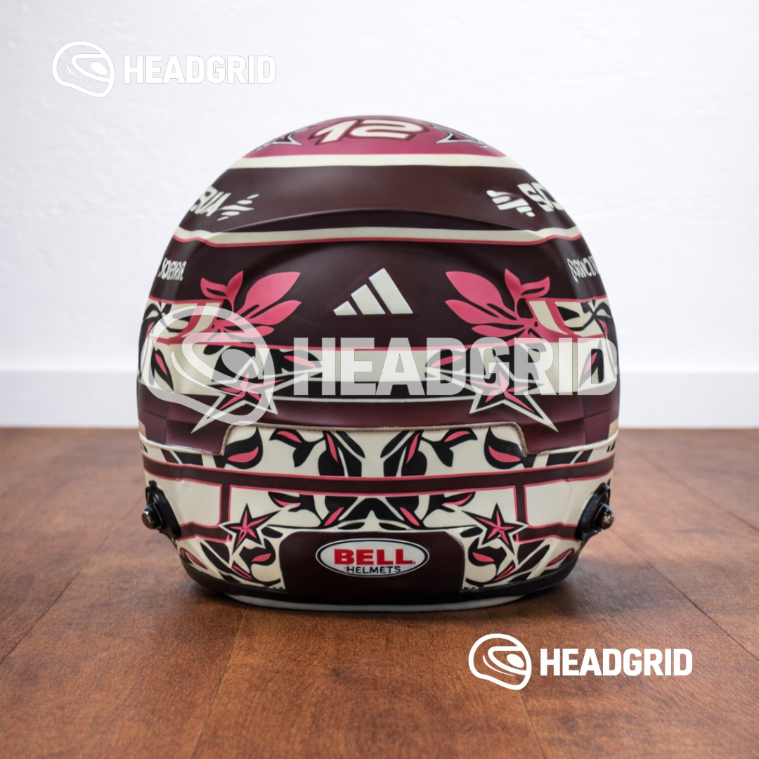 Kimi Antonelli Replica Helmet – Miami GP 2025 – 1:1 Scale