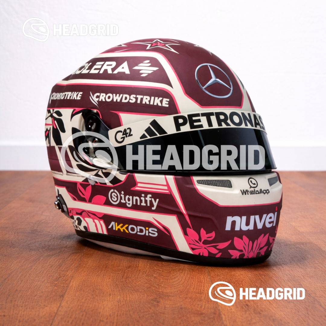 Kimi Antonelli Replica Helmet – Miami GP 2025 – 1:1 Scale