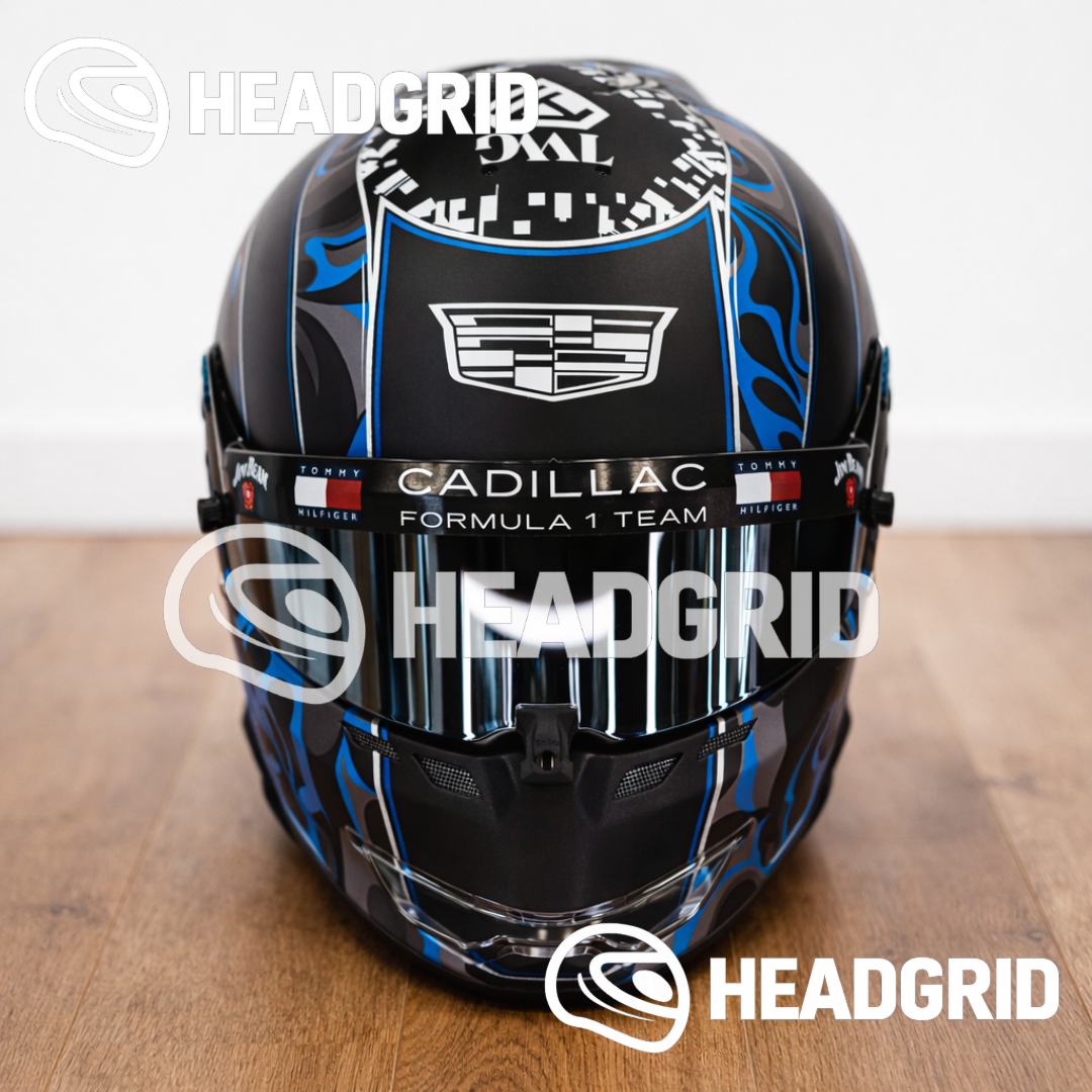 Casque Réplique Valtteri Bottas – Cadillac F1 Team – Saison 2026 – Échelle 1:1