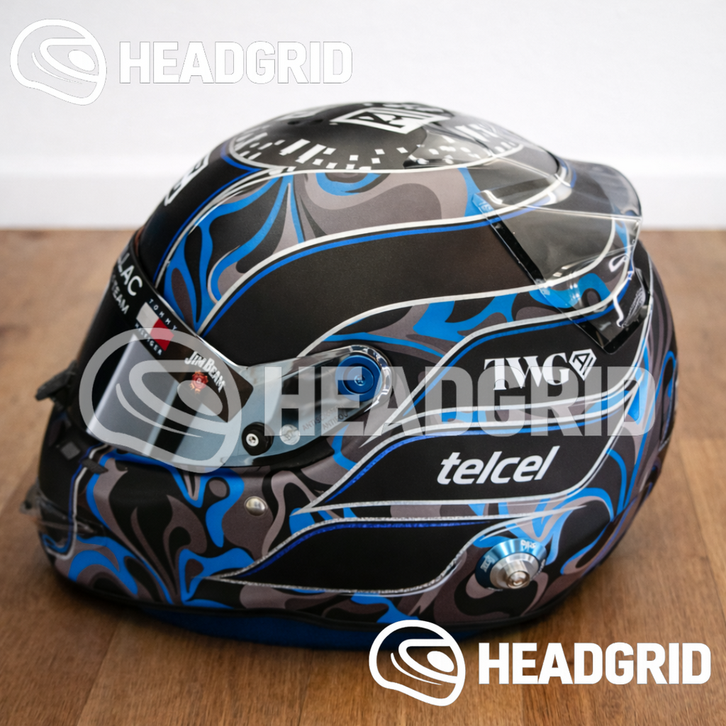 Casque Réplique Valtteri Bottas – Cadillac F1 Team – Saison 2026 – Échelle 1:1