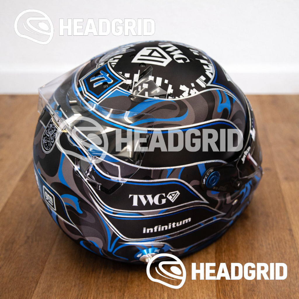 Casque Réplique Valtteri Bottas – Cadillac F1 Team – Saison 2026 – Échelle 1:1