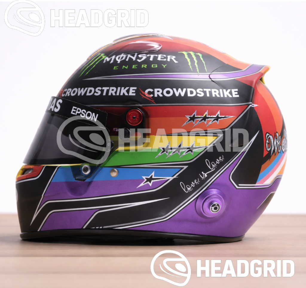 Casque Réplique Lewis Hamilton – Abu Dhabi GP 2021 – Échelle 1:1