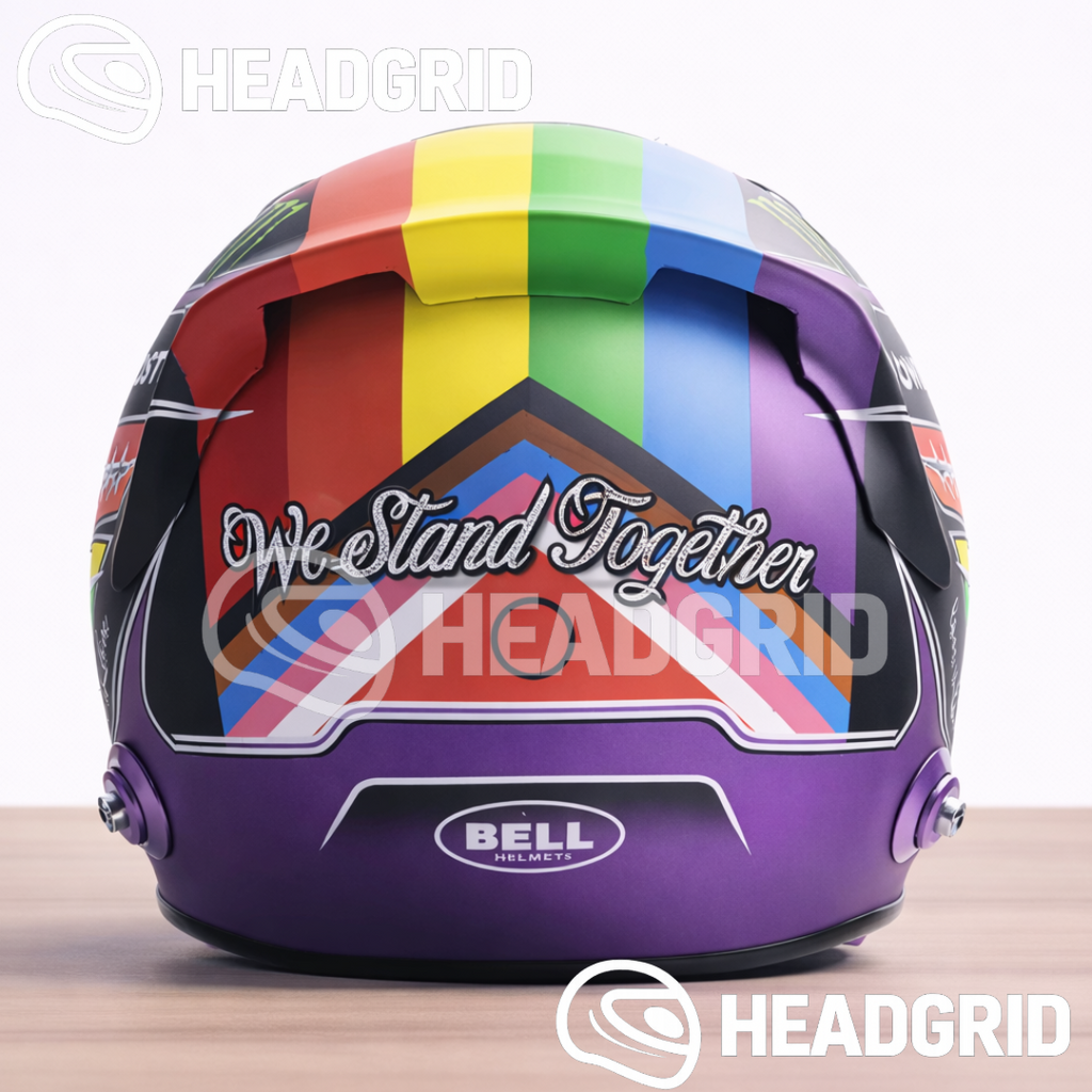 Casque Réplique Lewis Hamilton – Abu Dhabi GP 2021 – Échelle 1:1
