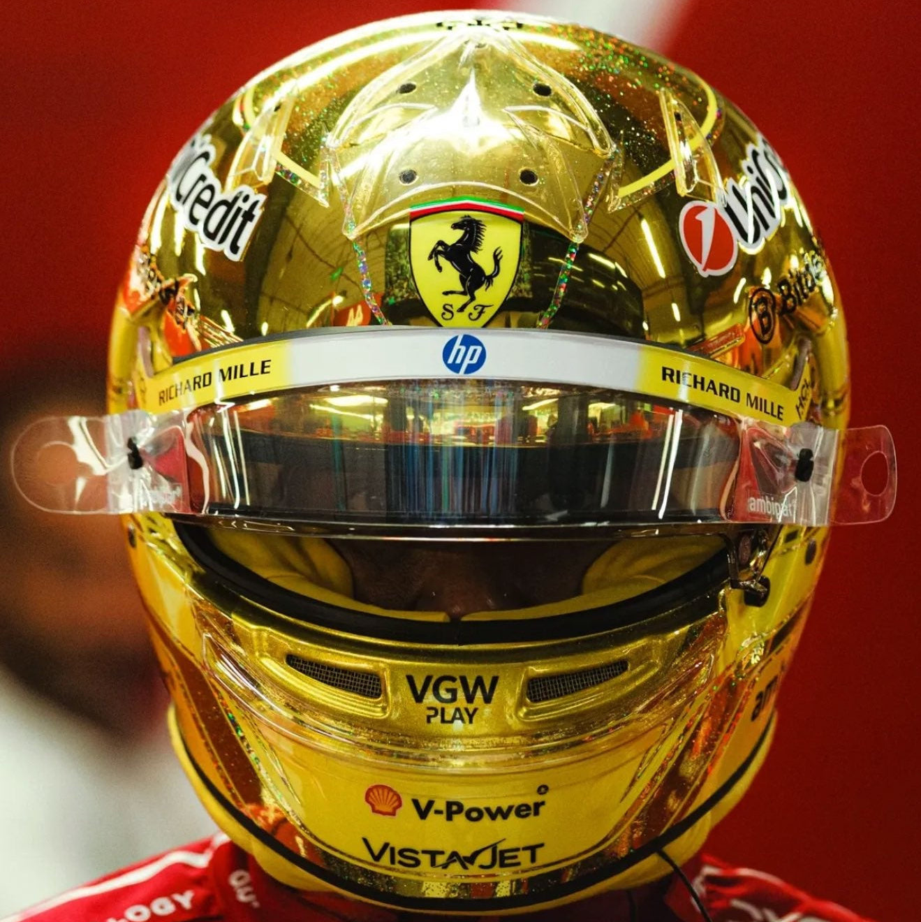Casque Réplique Lewis Hamilton – Singapore GP 2025 – Échelle 1:1 - headgrid.fr