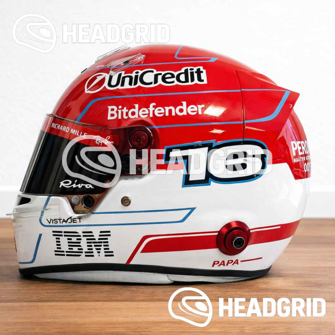 Casque Réplique Charles Leclerc – Ferrari – Saison 2026 – Échelle 1:1