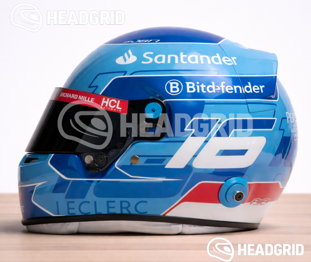 Casque Charles Leclerc Miami 2024 - 1:1