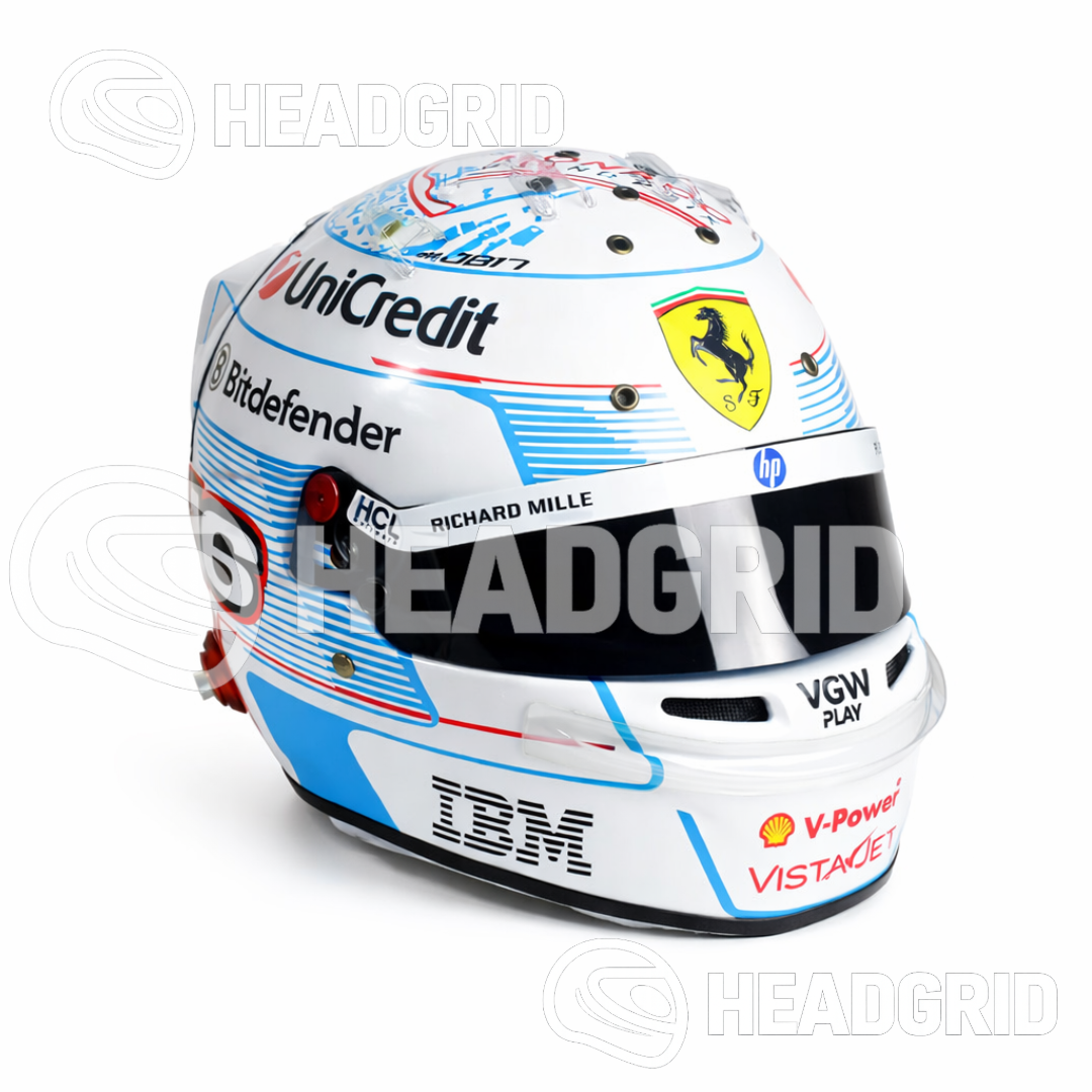 Casque Charles Leclerc Monaco 2025 - 1:1