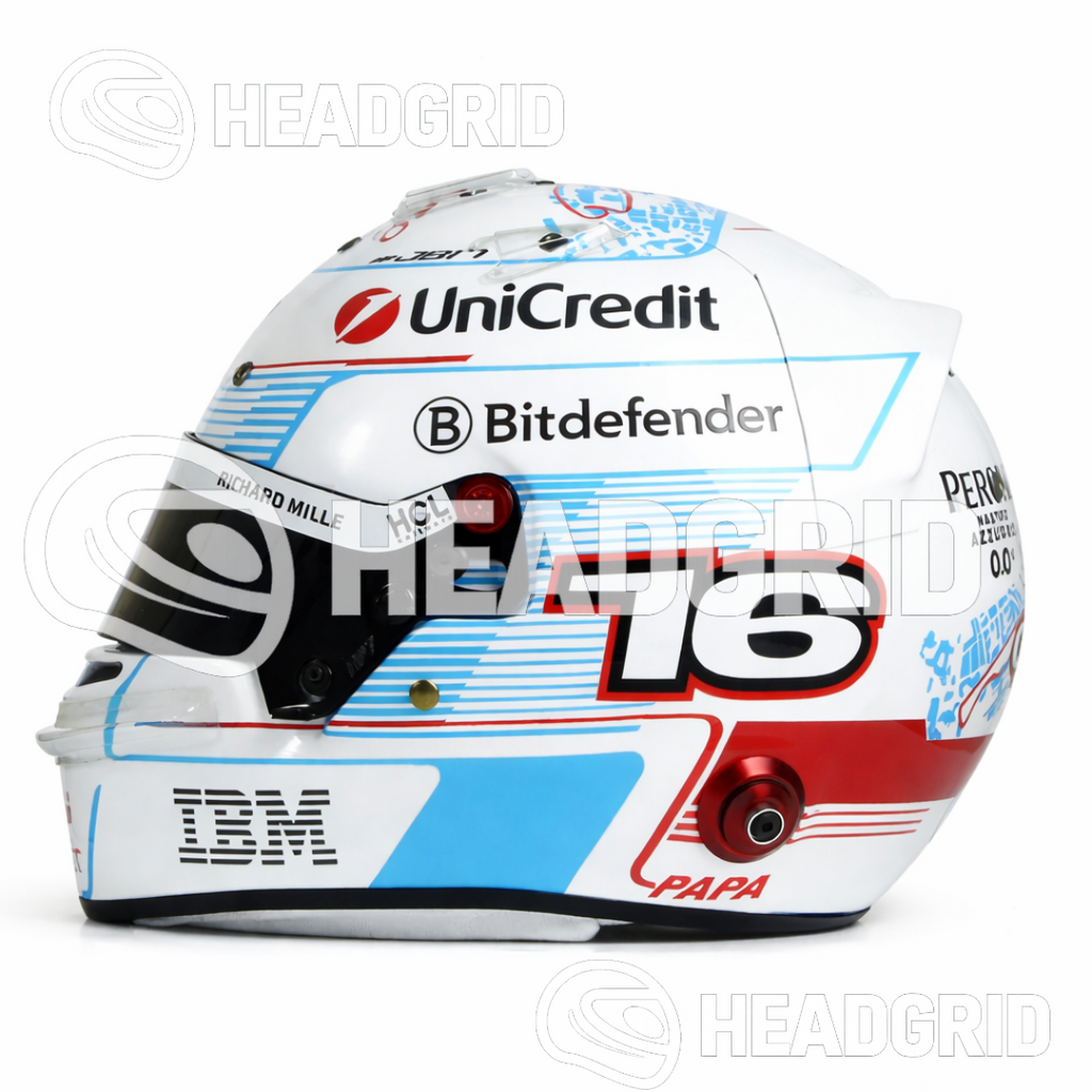 Casque Charles Leclerc Monaco 2025 - 1:1