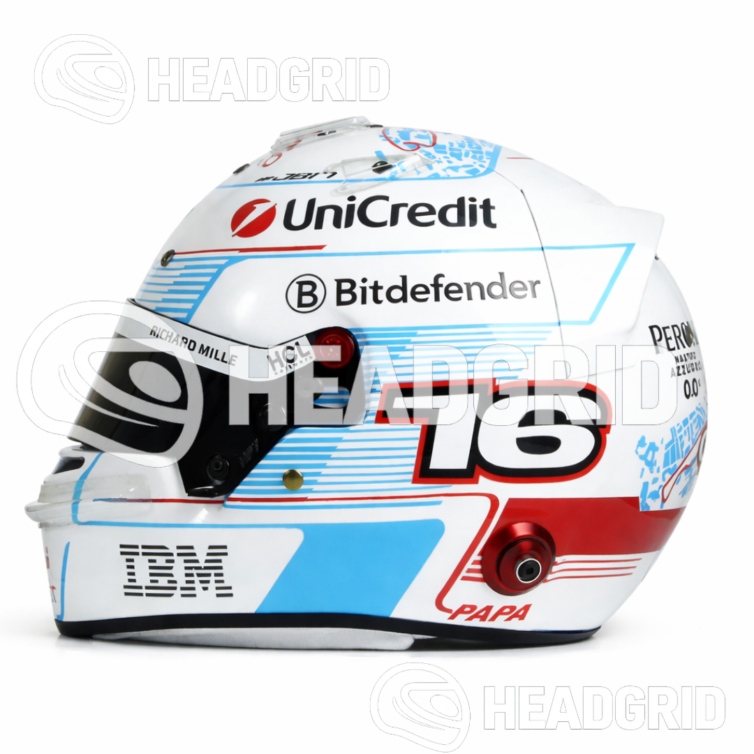 Casque Charles Leclerc Monaco 2025 - 1:1