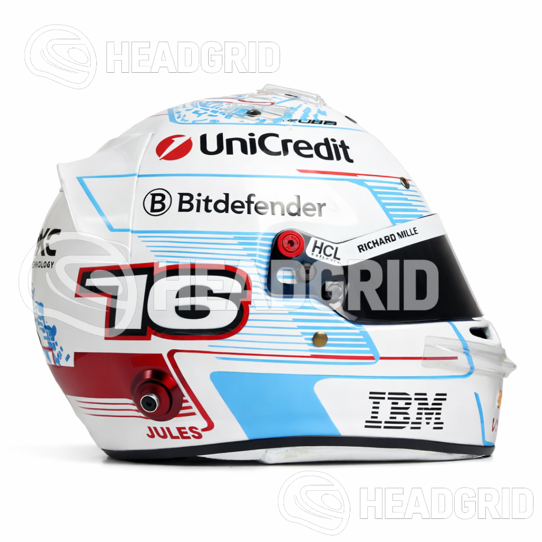 Casque Charles Leclerc Monaco 2025 - 1:1