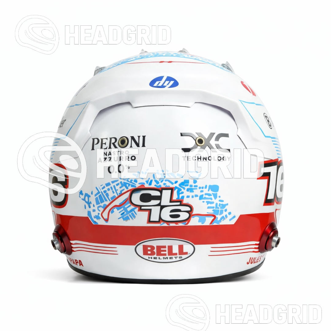 Casque Charles Leclerc Monaco 2025 - 1:1