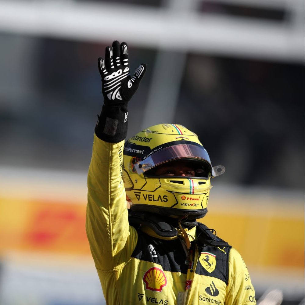 Casque Réplique Charles Leclerc – Monza GP 2022 – Ferrari F1 – Échelle 1:1 - headgrid.fr