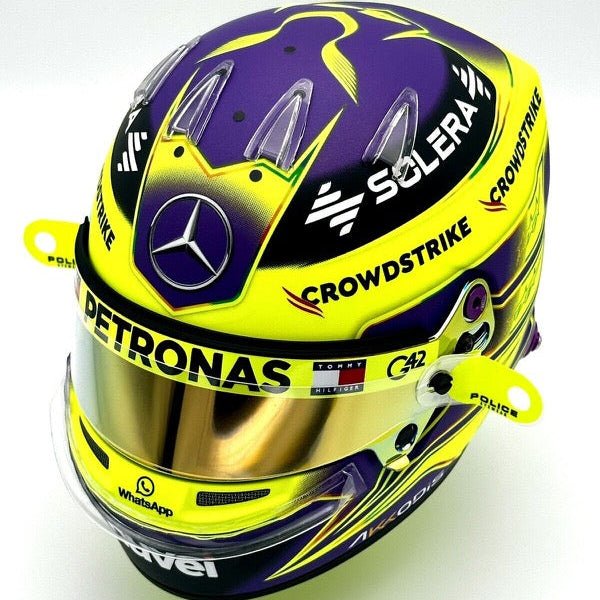 Casque Réplique Lewis Hamilton – Saison 2024 – Taille 1:1 - headgrid.fr