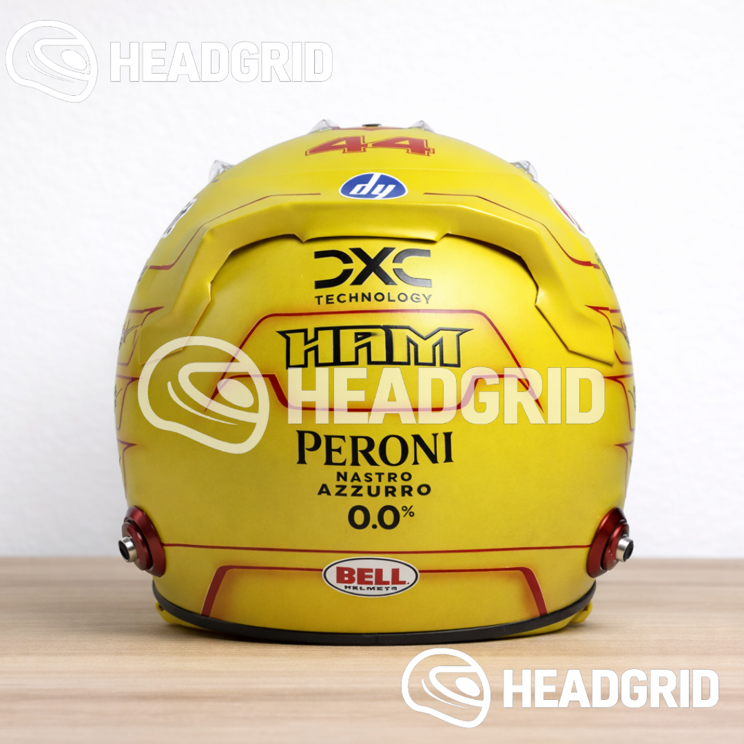 Casque Lewis Hamilton Ferrari 2025 - 1:1
