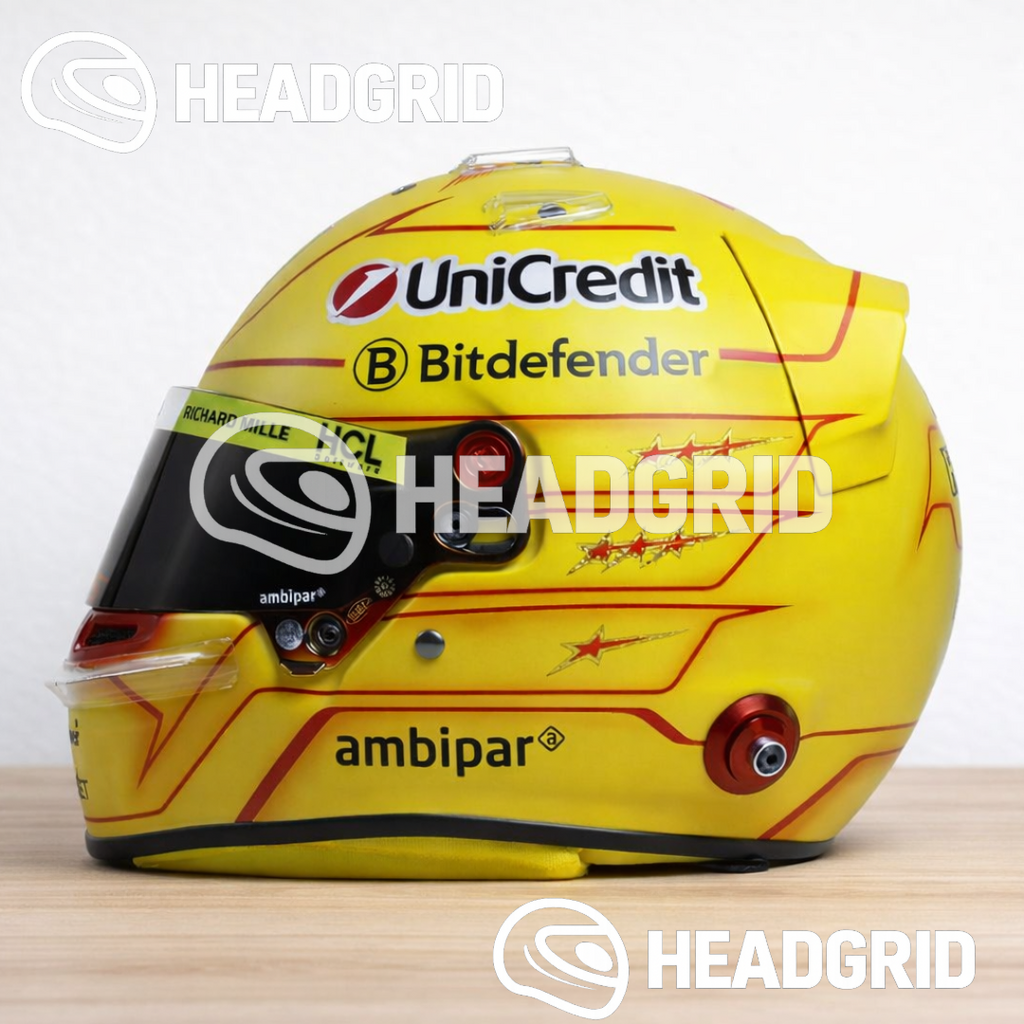 Casque Lewis Hamilton Ferrari 2025 - 1:1