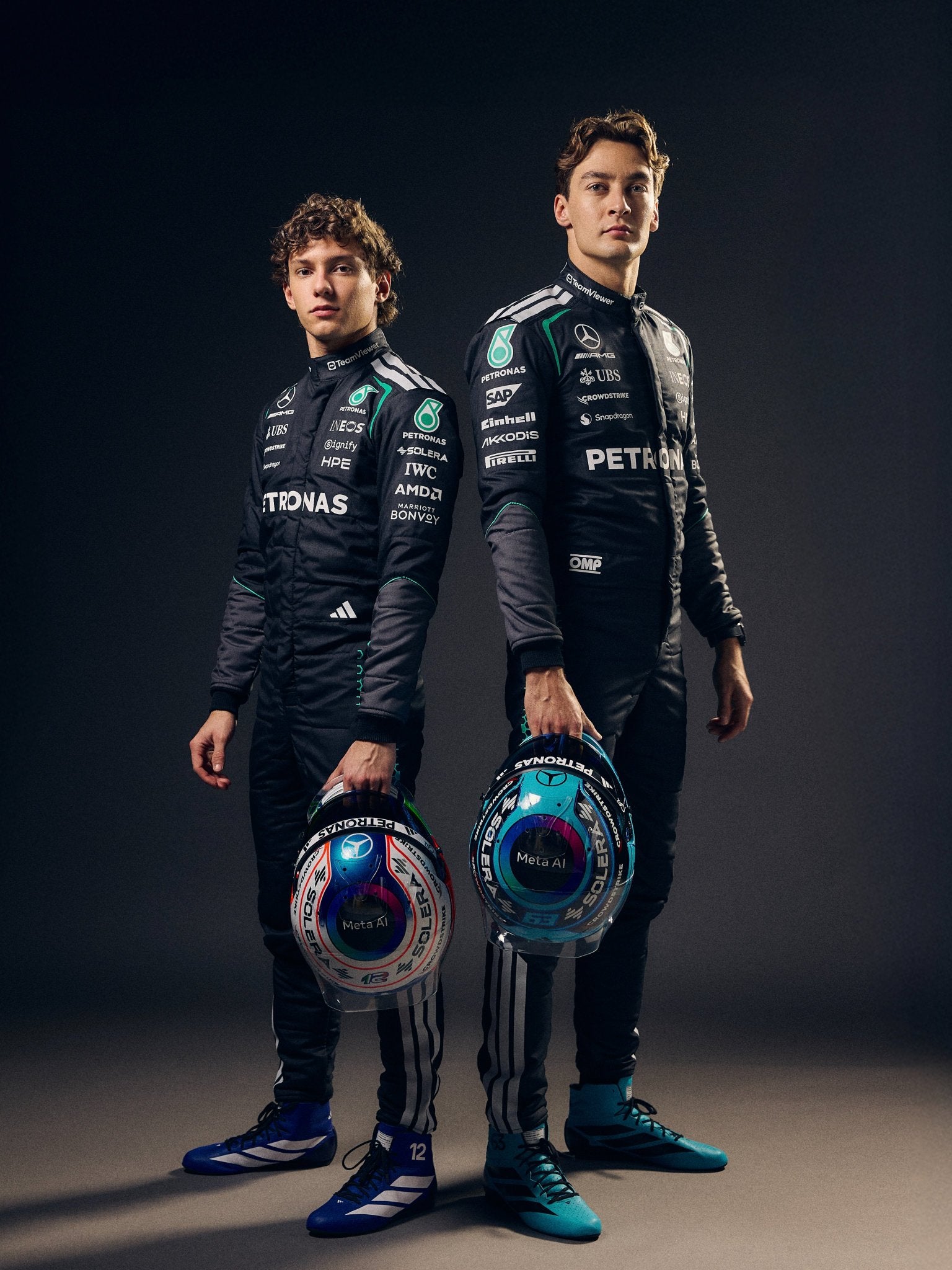 Combinaison Réplique Mercedes-AMG Petronas – Saison 2026 – Échelle 1:1