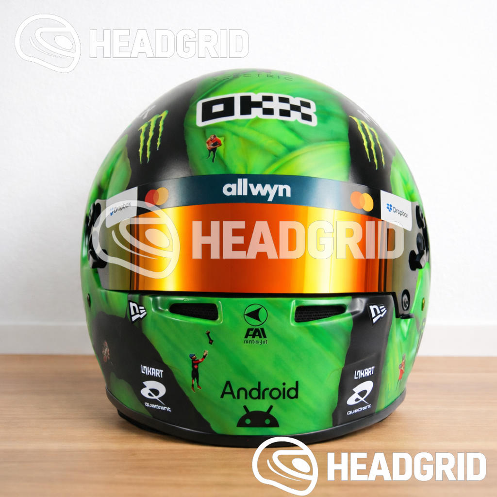 Casque Réplique Lando Norris – Las Vegas GP 2025 – Échelle 1:1
