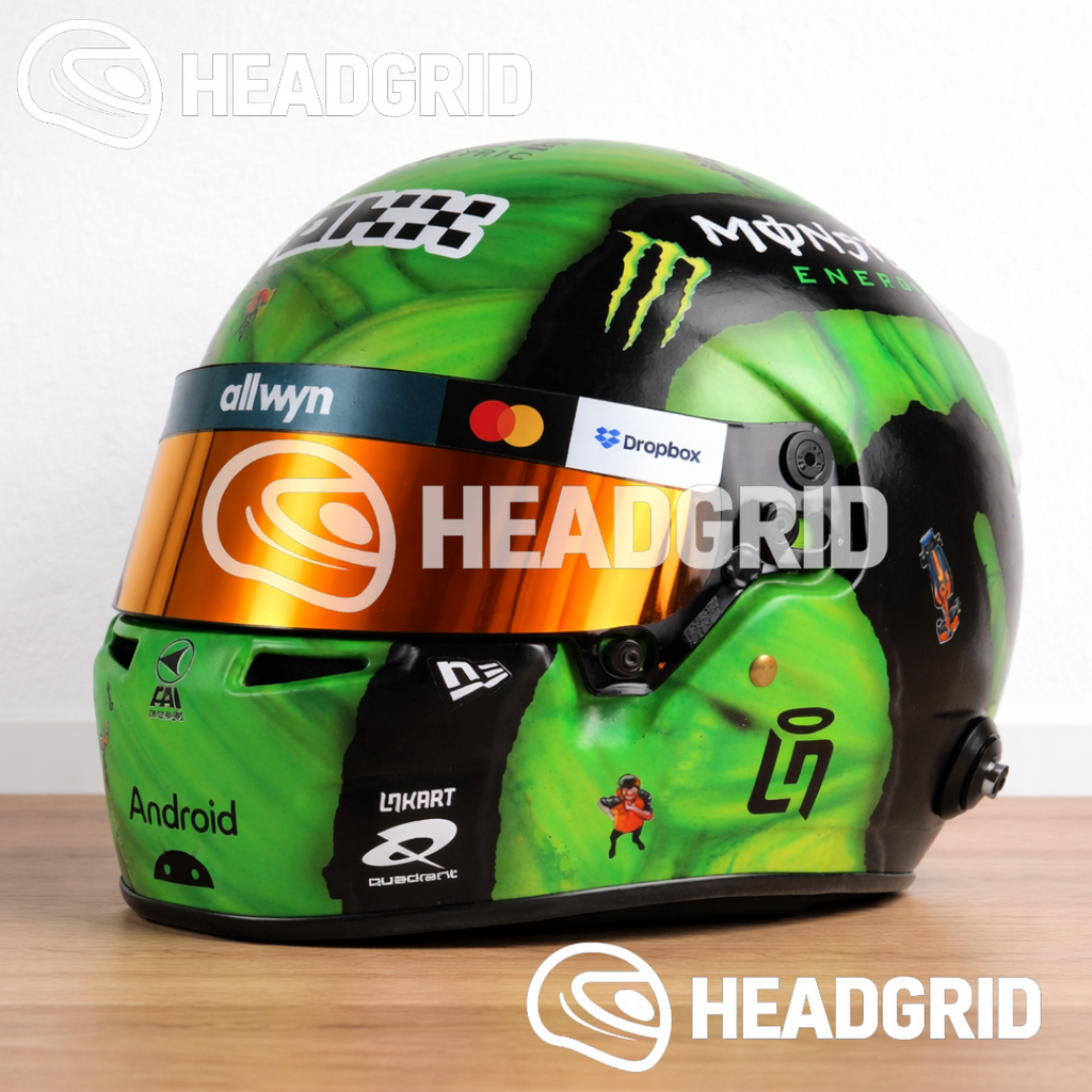 Casque Réplique Lando Norris – Las Vegas GP 2025 – Échelle 1:1