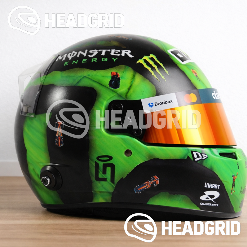 Casque Réplique Lando Norris – Las Vegas GP 2025 – Échelle 1:1